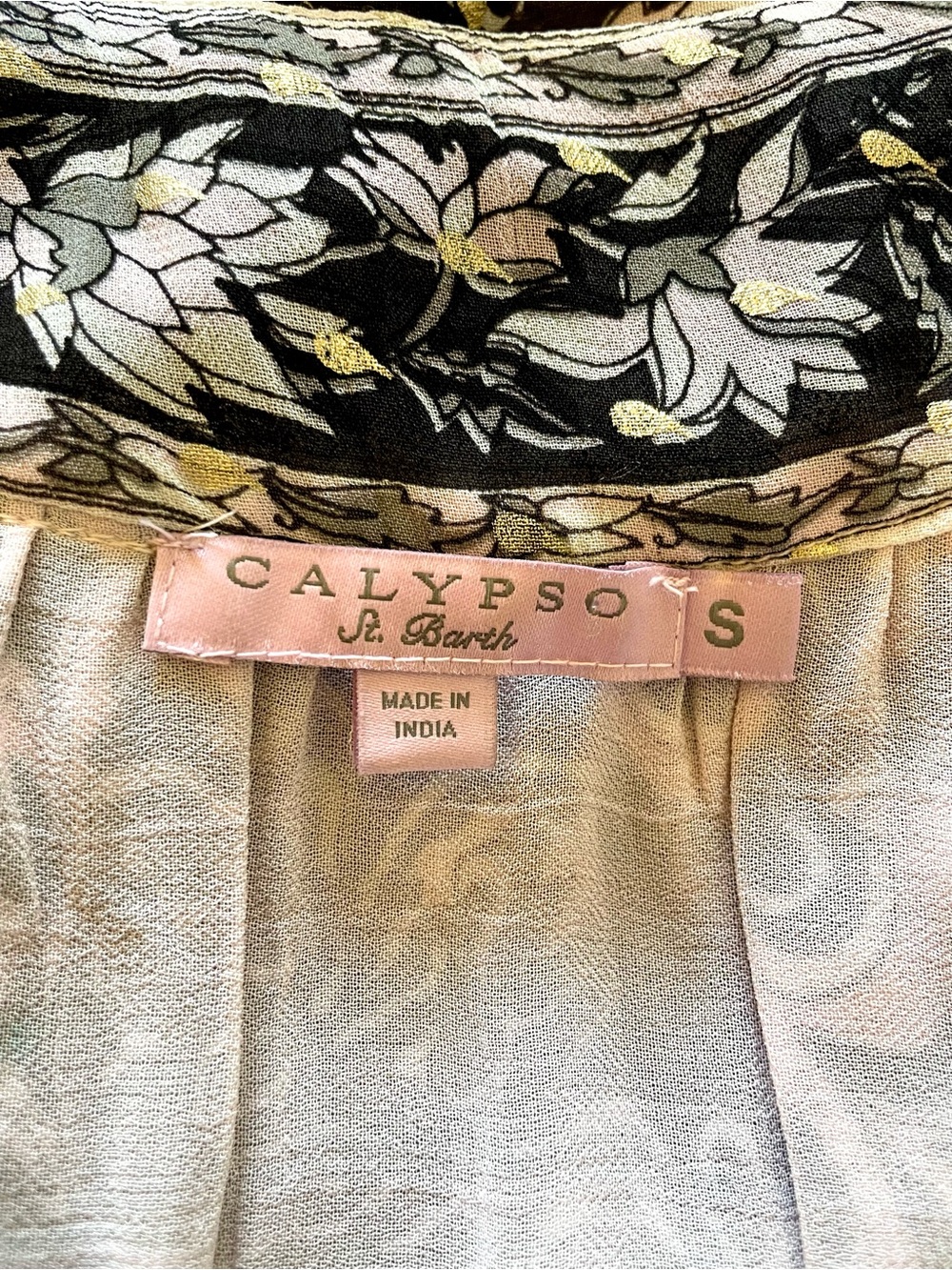 Calypso St. Barth Raenill Boho Resort Tunic Dress Small - Picture 8 of 8
